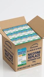 24x Packs of 36 Galpharm Nicotine Gum 2mg (864 Total)Sugar Free Peppermint 09/26
