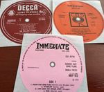 Record label vinyl stickers. 99mm. Beatles, punk, Rock, etc etc 1960s, Elvis.