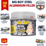 Big Boy Ultra Tough Strong Metal Filler Repair Steel Aluminium Car 250ml BIG21