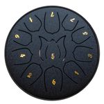 6-Inch 11-Tone Rain Drum Outdoor Garden Rain Drum  Music Rain Drum Forget8468