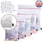 VDL ZIPPED LAUNDRY Wash Net Bag 5 Sizes Mesh Bra Socks Lingerie Clothes Washing