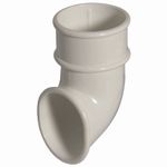 Floplast Down Pipe RBM3WH 50mm Miniflo - Shoe - White