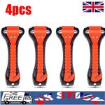 4PC Emergency Car Safety Escape Hammer SeatBelt Cutter Tool Window Glass Breaker