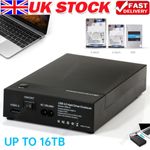 2.5''/3.5'' inch External SATA USB 3.0 Hard Drive Enclosure Caddy Case HDD Box