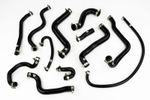Stoney Silicone Radiator Coolant Hoses fit VW Golf MK2 GTI 1.8 8v Non-AC Black