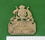 Brass Makers Plate, A Simpson & Son Ltd, Adelaide, South Australia.