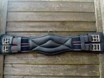 CLEARANCE NEW BLACK LEATHER DRESSAGE GIRTH SIZE 24"