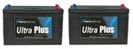 PAIR OF 12V 663 HEAVY DUTY  BATTERIES REPLACES VARTA (I4) (610047068)