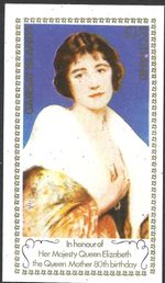 Gairsay Islands Scotland, 1980, £1 Queen Mothers Birthday, MNH Imperf M/S #M2694