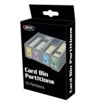 12 BCW Card Bin PARTITIONS Gray (for 1600ct, 3200ct, 6 Drawer Box) 1-CCP-GRY