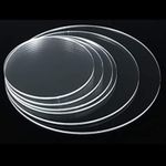 Clear Plastic Laser Cut Circle Discs Perspex Acrylic Various Custom Size Cut