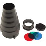 Snoot Honeycomb Grid 4 Color Gel Filters for Bowens Mount Studio Flash UK Seller