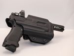 For Glock 17/19Custom obw kydex red dot olight  BaldrPro Tracer QLS ready