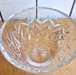 Waterford Clear Cut Glass Crystal Round Bowl Adult One-Piece Set Includes Bowl