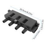 For Fiat 500 2007 2008 2009-2020 1.2 Petrol Including Bolts Ignition Coil Pack