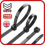 Black Cable Ties Zip Ties Nylon Wraps Small Short Long Thin Thick Heavy Duty Tie