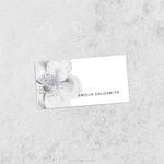 EVOKE NAVY FLORAL WEDDING PLACE CARD