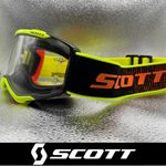 MOTOCROSS MX GOGGLES Scott PROSPECT Race Ready Motocross Goggles Warning Yellow