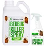 XTERMINATE BED BUG KILLER SPRAY INSECT KILL TREAT MATTRESS HOME USE 5 + 1 L