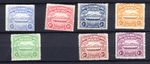 British Solomon Is 1907 sg 1 - 7 1/2d to 1/- canoes set fine MM