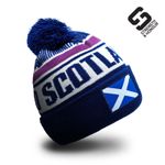 Scotland Football Scottish Rugby Knitted Bobble Pom Pom Beanie Hats