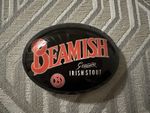Beamish Black Red Frogeye Fisheye Oval Lens Badge