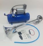 63cm Trumpet Air Horn 12V 150dB Car Truck Rv With 150 Psi 6 Liter Air Compressor
