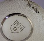 1962 ARTS & CRAFTS STERLING SILVER DISH FARRIERS GUILD HORSE SHOES LIVERPOOL