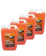 Snow Foam Orange Fragrance Rich Formula Snow Foam Range  4 x 5L Containers CSV
