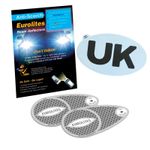 Eurolites Headlamp Headlight Beam Adaptors European Driving UK Sticker Brexit