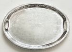 Antique 20" x 15" EPNS Hallmarked Silver Plated Tray Engraved 1929