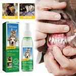 Pet Tooth Cleaning Spray Dog Oral Care Bad Teeth Breath Freshener Plaque Remove