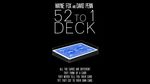 The 52 to 1 Deck Blue (Gimmicks & OL Ins) - David Pen - Magic Trick - NEW SEALED