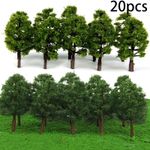 "20X HO/OO Scale Model Trees for Train Railroad Layouts Dioramas Wargames UK