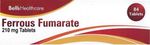 BELL'S HEALTHCARE Ferrous Fumarate 210mg Tablets (84)  **from only £3.99/pack**