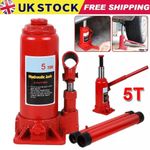 5 Ton Bottle Jack Heavy Duty Hydraulic Lifting Ram Car Van Boat Truck Caravan UK