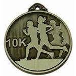 Running Medal Half Marathon 5K 10K Fun Run Gold Award FREE Engraving & Ribbon