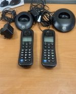BT Everyday Cordless Landline House Phone, Home Twin Handset Pack 