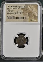 NGC Valerius Gratus AD15-26 Prutah Judaea - MG - GOVERNOR DURING LIFE OF JESUS