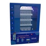 10 Slot Snack Vending Machine Commercial Mini Wall Food Snack Coin Payment 220V
