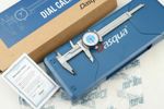 DIAL VERNIER CALIPER 4" STEEL SHOCKPROOF GEARING BY DASQUA 1332-4105