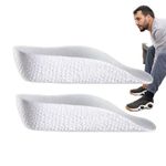 2PCS Men Women Invisible Height Increase Insoles Heel Lift Taller Shoe Inserts