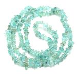 Apatite Gemstone Bead Chips - Natural Blue Crystals - 3mm ~ 5mm - 1 Strand