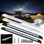 506mm LED Awning Lights Touch Switch Exterior Door Strip Lamp Caravan Motorhome