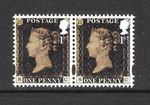 GB QEII 2020 180th Anniversary of the Penny Black Horizontal Pair U/Mint MNH