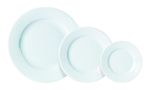 6x Porcelite Wide Rim Starter/Dessert Plate 7.5"/19cm, Catering, Restaurant  