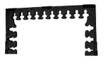 GDK REPLACEMENT 16 gun foam replacement gun rack, for shotguns & rifles, SBS /OU