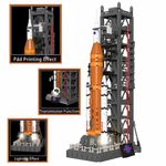Building block Rocket Launch Center gift NASA astronauts moon blocks Stars toy