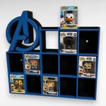 Display Shelf for Bitty Pop Avengers themed 16 slots stand organizer