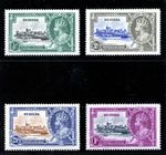 St Lucia 1935 KGV Silver Jubilee set complete superb MNH. SG 109-112. Sc 91-94.
